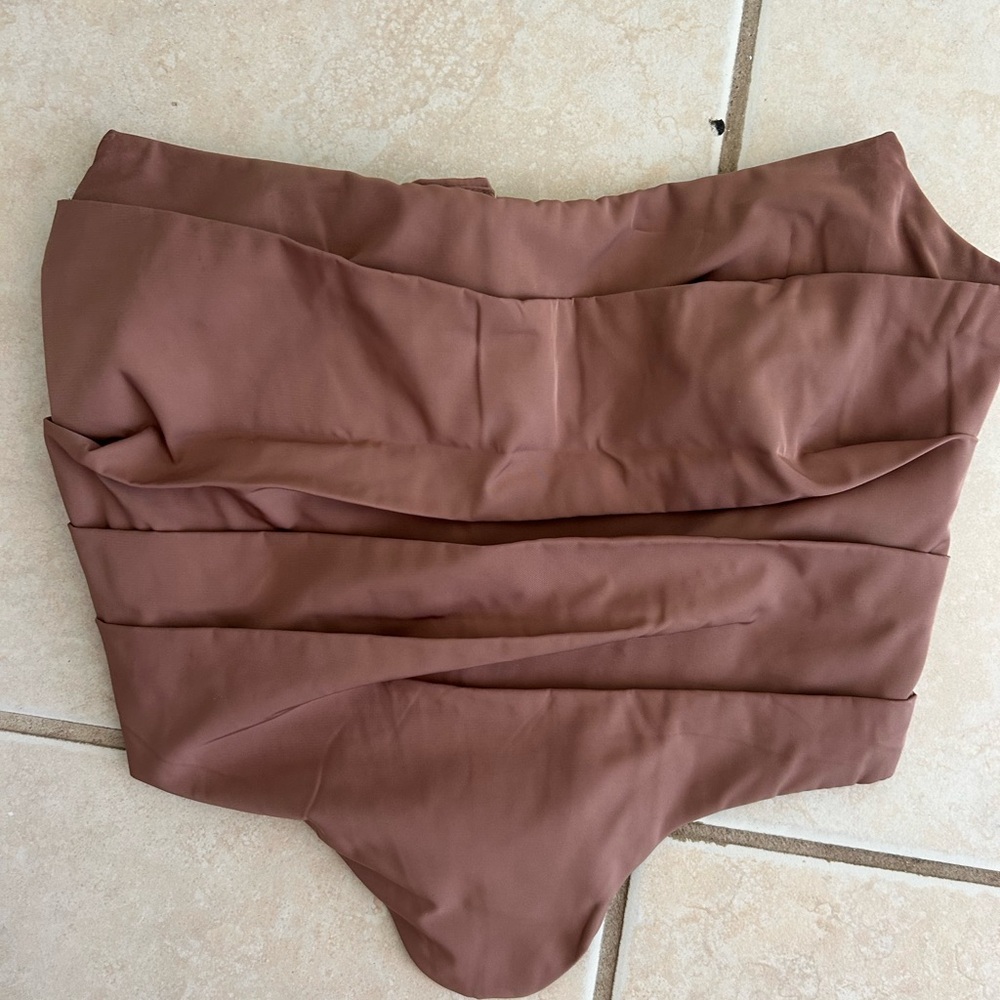 h:ours Tan Swimsuit Bottom